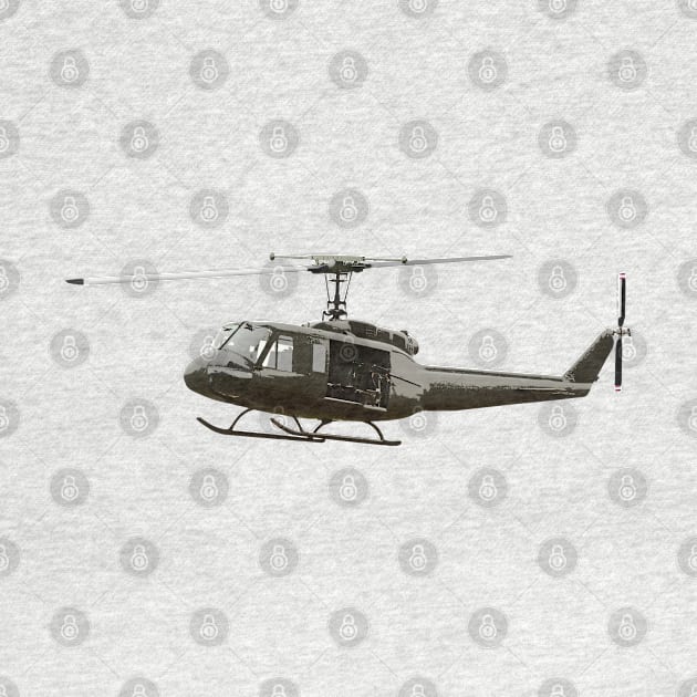 UH-1 Huey Helicopter by Dirty Custard Designs 